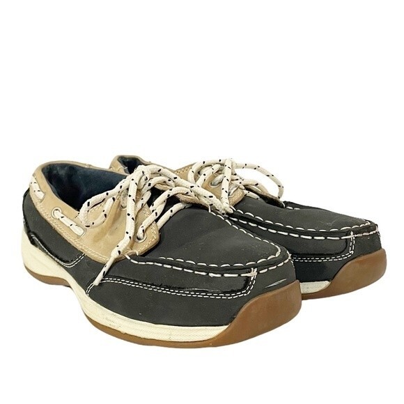 Rockport Works Women’s Sailing Club Slip Resistant Steel Toe Work Shoes Size 8 - Picture 6 of 11